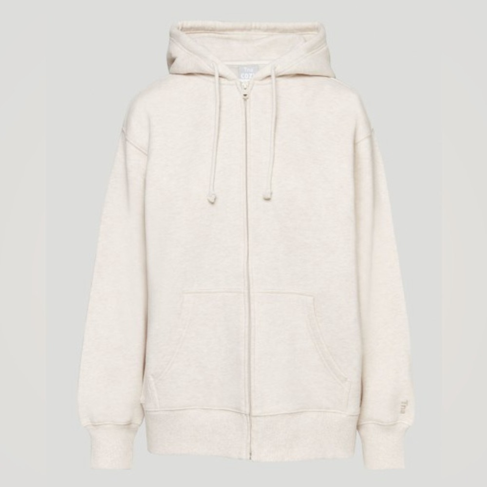 TNA cozy AF Boyfriend Zip-up Hoodie